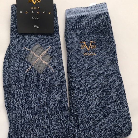 19V69 MENS ITALIA DRESS SOCKS 2 PACK EACH PAIR UNIQUE THE PHOTOS ARE DETAILED - Picture 7 of 8